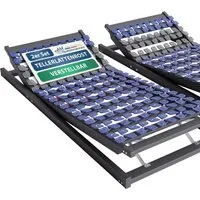 AM Qualitätsmatratzen Premium 7-Zonen Tellerlattenrost 200x200 cm - Hochwertiger 7-Zonen Tellerlattenrost mit individueller Anpassung durch punktelastische Tellerelemente. Verstellbar im Kopf- und Fußbereich, ideal für optimalen Schlafkomfort.