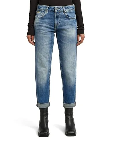 G-STAR RAW Damen Kate Boyfriend Jeans - Jeans mit normaler Bundweite und niedriger Leibhöhe, bequem und lässig mit weitem Bein für einen entspannten Look.