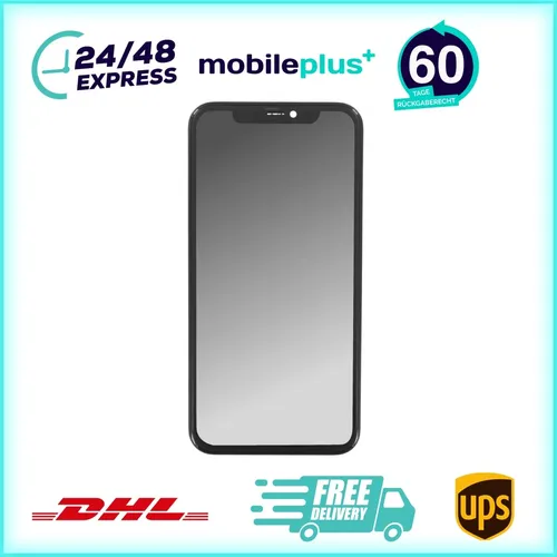 Original Display für iPhone XS LCD Bildschirm Touch - Sicherheitstechnik-Zubehör mit hochwertiger Original Display Einheit für brillante Farben und hohe Zuverlässigkeit. Ideal für einen einfachen Austausch.