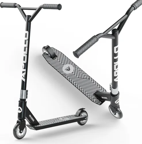 Apollo Stunt Scooter Genius Pro - Der perfekte Stuntscooter für Kinder und Erwachsene - Stuntscooter für coole Tricks und hohe Geschwindigkeiten! Leicht, stabil und mit hochwertigem Aluminiumrahmen, ideal für Freestyle und als schnelles Fortbewegungsmittel.