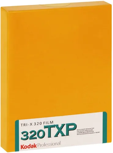 Kodak Tri-X 320 Pan Planfilm 10,2x12,7cm (4x5") - Schwarz-Weiß-Film mit 320 ISO Empfindlichkeit, ideal für kreative Fotografie und beeindruckende Kontraste, 10 Blatt pro Packung