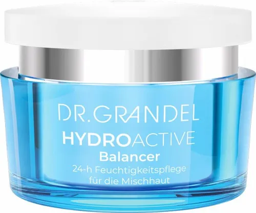 Dr. Grandel Hydro Active Balancer Cream 50 ml - Medizinische Körperpflege mit intensiv feuchtigkeitsspendender Formel, ideal für trockene Haut und zur Verbesserung des Hautbildes.