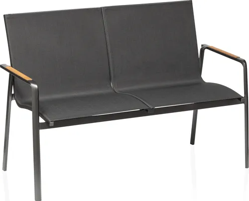 Kettler Diamond 2er Bank Aluminium/Outdoorgewebe - Stilvolle Kettler Diamond 2er Bank für Garten, Balkon oder Terrasse. Wetterfestes Aluminium und strapazierfähiges Outdoorgewebe sorgen für hohen Komfort und Langlebigkeit. Ideal für entspannte Stunden im Freien.
