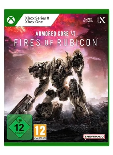 Armored Core VI Fires of Rubicon Launch Edition - Xbox ONE & Series X - Action & Abenteuer Shooter, erlebe packende mech-basierte Kämpfe in einer beeindruckenden Welt, USK ab 12 Jahren.