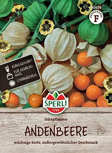 Sperli Andenbeerensamen Inkapflaume 80639 - wüchsige Sorte, außergewöhnlicher Geschmack - Samen Gemüse - Gemüsesamen - Gemüse Pflanzen - Saatgut