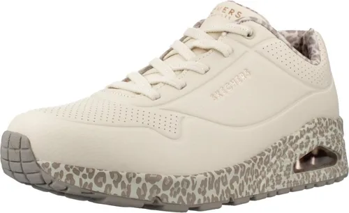 Skechers Sneaker UNO Safari Time - Modische Sneaker aus Kunstleder mit Air-Cooled Memory Foam Innensohle für ultimativen Komfort, ideal für lässige Outfits und den Alltag.