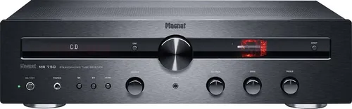 Magnat MR 750 - Stereo Hybrid-Receiver mit Transistor- und Röhrentechnik, 2 x 70 Watt Sinusleistung und Bluetooth aptX für besten Klang