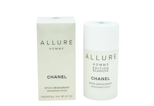Chanel Allure Homme Edition Blanche Deo Stick 75 ml - Hochwertiges Herren-Deodorant mit zitrisch-frischem Duft, ideal für den täglichen Gebrauch. Erleben Sie langanhaltende Frische und Eleganz aus Frankreich.