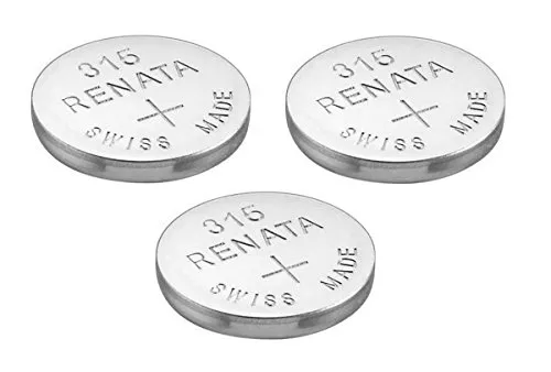 Renata 315 Uhrenbatterie, Swiss Made, Silberoxid, 1,5 V (SR716SW) 3 x