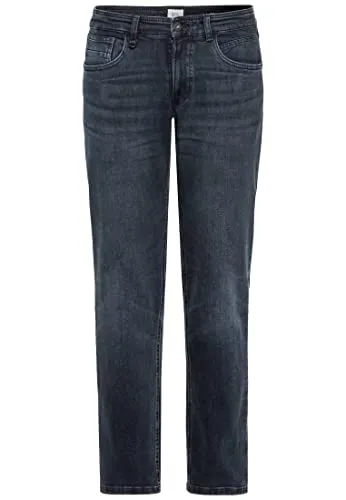 camel active Herren flexXxactive® Denim in Dunkelblau - Herren-Jeanshosen mit innovativer 4-Wege Stretch Technologie für maximalen Komfort und perfekte Passform. Ideal für einen lässigen Look.