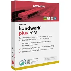Lexware handwerk plus 2025 Jahresversion 365-Tage - Office-Software für kleine Handwerksbetriebe, bietet eine einfache Auftragsbearbeitung und ein Plus an Leistung für effizientes Arbeiten.