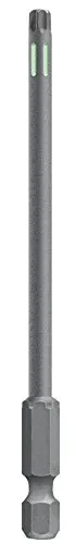 kwb 3 Bits 100 mm Tamper Torx TT25, TT30, TT40 Set Torsion 123342 (TQ 60 Stahl, Torsionszone, ISO 1173 Antrieb C6.3), L