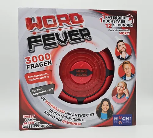 Word Fever Huch!   Familienspiel Gesellschaftsspiel  Neu