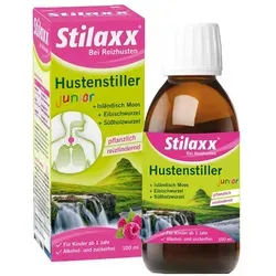 Stilaxx Hustenstiller junior - Reizhusten für Kinder - Arzneimittel für Kinder ab 1 Jahr, lindert trockenen Reizhusten mit pflanzlichen Inhaltsstoffen und sorgt für erholsamen Schlaf.