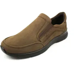 ECCO Herren Irving Schuhe, Coffee 511744, 47 EU - Herren-Sneaker aus geöltem Nubukleder mit innovativer ECCO FLUIDFORM Technologie für optimalen Komfort und Flexibilität, ideal für den Alltag.