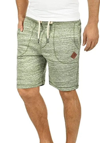 Solid SDAris Herren Sweatshorts - Bequeme Jogginghose in Ivy Green - Herren-Shorts aus weichem Sweat-Material mit Fleece-Innenseite, ideal für Sport und Freizeit. Nachhaltige Produktion mit recycelten Materialien.
