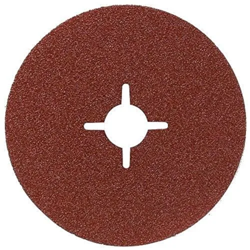 Bosch 2609256243 DIY Fiberschleifscheiben ø 115 mm, G24, Metall, ungelocht, gespannt (5)