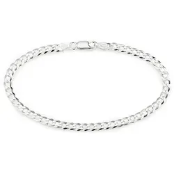 Bruno Banani Armband Schmuck Geschenk Silber 925 Armschmuck Armkette Panzerkette silberfarben 21