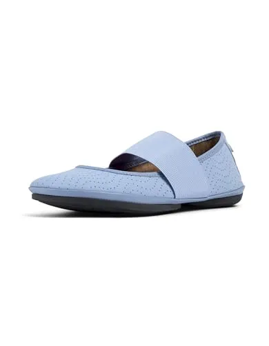 Camper, Right Nina, Women Moccasin/Ballerina, Medium Blue, 40, (EU)