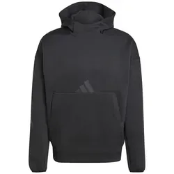 Kapuzensweatshirt ADIDAS SPORTSWEAR "M Z.N.E. HD" für Herren in XXL, schwarz - Herren-Sweatshirts mit dreilagigem Doppelstrickmaterial für angenehme Wärme beim Training und in der Freizeit. Der matte, gummierte Linienprint symbolisiert Teamgeist.