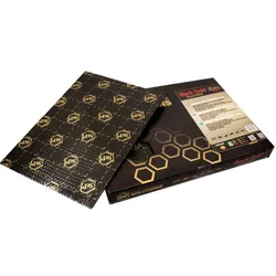 STP STANDARTPLAST Black Gold - 750x500x2,3mm Bulk Pack (12pcs) - Auto Akustik-Bezugsstoffe, selbstklebendes Alubutyl für effektive Dämmung von Blech- und Kunststoffteilen im Fahrzeug.