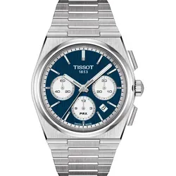 Tissot PRX AUTOMATIC CHRONOGRAPH T137.427.11.041.00 - Herren-Chronograph mit Edelstahl-Gehäuse, 42 mm Durchmesser und Saphirglas für höchste Kratzfestigkeit – ideal für stilbewusste Männer.
