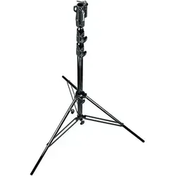 Manfrotto 126BSU Stand - Diverse M: Robuster Heavy Duty Stahlstativ mit Nivelliereinrichtung, max. Höhe 3,27m und Tragkraft 40kg, ideal für professionelle Fotografie und Videoproduktionen.