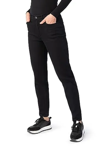 STOOKER Tapered Fit Jeans, Black Denim 38W/30L - Tapered Fit Jeans in Schwarz, hohe Taille und schmale Fußweite, aus hochwertigem Stretchmaterial für optimalen Tragekomfort und vielseitige Kombinationsmöglichkeiten.