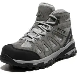 NORTIV 8 Adventurer Damen Trekking- & Wanderhalbschuhe - Wanderschuhe für Damen mit atmungsaktivem Wildleder, rutschfester Gummilaufsohle und modischem Design – ideal für Abenteuer in unwegsamem Gelände.