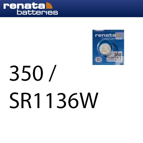 Renata 350 Uhrenbatterien 1,55 V SR42  SR1136W 105mAh Knopfzelle 1 x