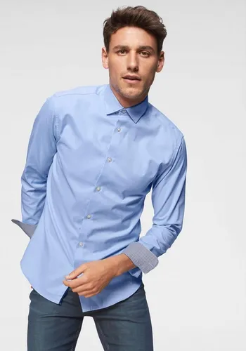 Langarmhemd "SLHSLIMNEW-MARK SHIRT LS NOOS", Gr. XS - N-Gr, light blue - Elegantes Herren-Langarmhemd von SELECTED HOMME, ideal für schicke Looks. Der leichte und anschmiegsame Webstoff sorgt für höchsten Tragekomfort.