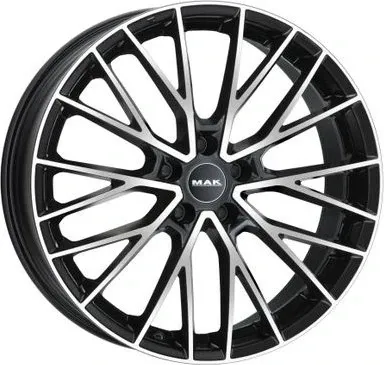 MAK Speciale Black Mirror Alufelgen 20 Zoll - Felgen in der Größe 8.5x20 ET40, stylisches Y-Speichen-Design und hochwertige Aluminiumkonstruktion für maximale Traglast von 800 kg.