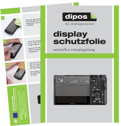 5x Schutzfolie für Sony Alpha 6000 Display Folie matt Displayschutzfolie
