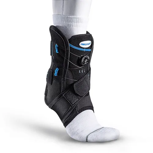 AIRCAST Airgo Plus Sprunggelenkorthese rechts Gr.M - Orthese für das Sprunggelenk, bietet optimalen Halt und Stabilität bei Verletzungen, ideal für aktive Menschen.