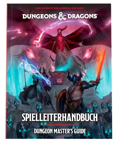 Wizards of the Coast D&D - Dungeon Masters Guide RPG Spielleiterhandbuch 5. Edition - deutsch - Gesellschaftsspiele: Überarbeitetes Spielleiterhandbuch für spannende Abenteuer in der 5. Edition von Dungeons & Dragons - perfekt für kreative Spielleiter.
