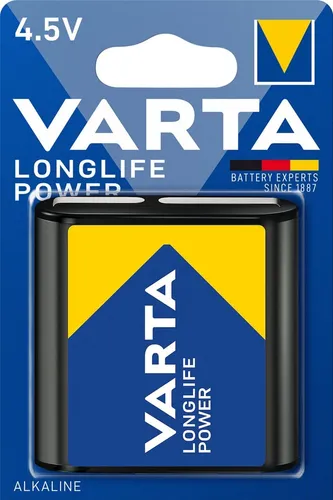 Varta Hohe Energie 4,5 V - Zuverlässige und langlebige Batterie, ideal für Audio-HiFi Geräte und konstante Leistungsversorgung