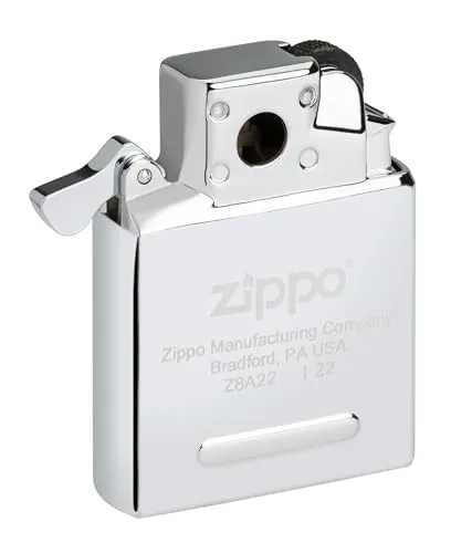 Zippo Gaseinsatz für Sturmfeuerzeuge - Insert für Pfeifen - Nachfüllbar mit Butangas - Gelbe Flamme - Passt in alle klassischen Zippo-Gehäuse