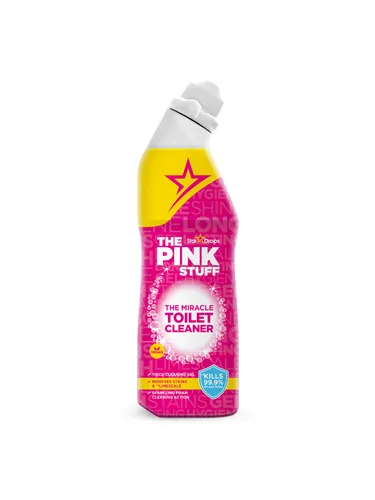 The Pink Stuff Toilettenreiniger 750ml - Effektives Toilettengel zur gründlichen Reinigung und Frische. Entfernt Kalk und Schmutz mühelos und sorgt für eine hygienische Toilette. Einfach anzuwenden und mit 750 ml ausreichend für viele Anwendungen.