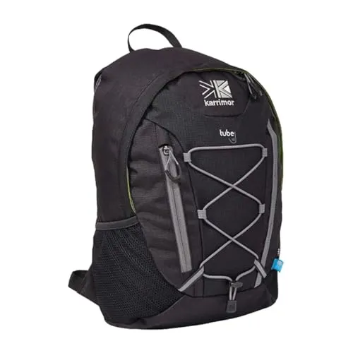 Karrimor Rucksack Tube, Unisex, schwarz - Praktischer Rucksack mit Reißverschluss-Hauptfach und Coolmesh Rückwand für optimalen Tragekomfort, ideal für Abenteuer und Alltag.