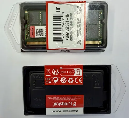 CSODIMM 16 GB DDR5-6400 Arbeitsspeicher, grün - Hochleistungs-Arbeitsspeicher mit 16 GB Kapazität, ideal für Gaming und kreative Anwendungen, bietet blitzschnelle Geschwindigkeiten mit DDR5-6400.