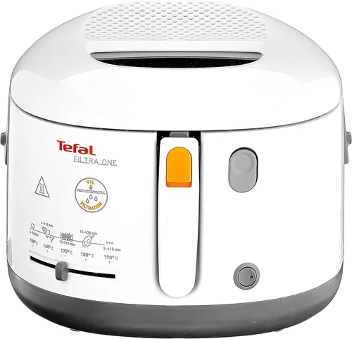 Tefal Fritteuse Filtra One 1.900 W - Sonstige Fritteuse mit Clean-Oil-System für weniger Geruch und besseren Geschmack. Ideal für gesundes Frittieren mit 1,2 kg Kapazität.