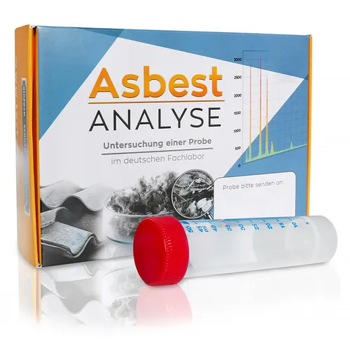 Asbest Test zur Kontrolle von Asbest in Materialproben - Tests & Teststreifen, präzise Analyse durch Rasterelektronenmikroskop für sichere Asbestkontrolle in Materialien