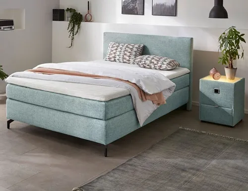Jockenhöfer Gruppe Boxspringbett "Alinas" inkl. Topper, erhältlich in unterschiedlichen Breiten und Farbvarianten