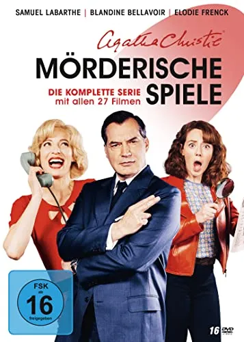 Agatha Christie: Mörderische Spiele - Die komplette Serie - 27 spannende Filme auf 16 DVDs, ideal für Krimi-Fans und Liebhaber von Agatha Christies Meisterwerken.