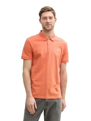 Tom Tailor Herren 1031006 Poloshirt, 37755 - Brick Orange, XXL