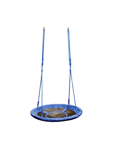 Hudora Nestschaukel Ø 90 cm in Blau/Schwarz - Robuste Nestschaukel für Kinder ab 3 Jahren, ideal für Garten oder Kinderzimmer. Bequem und wetterbeständig, bietet viel Platz zum Entspannen und Spielen.