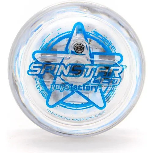 YoYo Factory Spinstar LED JoJo - Leuchtendes Yoyo für Kinder & Anfänger - Yo-Yos – Leuchtendes LED JoJo mit Kugellager für einfache Tricks, ideal für Kinder ab 6 Jahren und fördert Motorik und Konzentration.