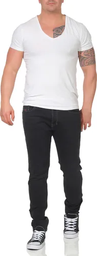 Diesel Herren Jeans Tepphar 084HQ - W29 L34 - Moderne Slim Carrot Jeans von Diesel mit einzigartigem Used-Look. Robuster, weicher Stoff sorgt für Tragekomfort. Ideal für lässige Outfits und vielseitig kombinierbar.