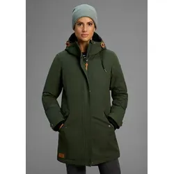 KangaROOS Parka mit Teddy Fellimitat gefüttert, Winterjacke grün 40