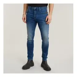 G-STAR Herren Slim-fit-Jeans "Skinny" in Indigo Aged - Modische Slim-fit-Jeans mit Destroyed-Effekten und elastischem Material für optimalen Tragekomfort. Ideal für lässige Outfits.